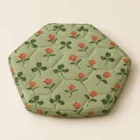 Clover Hex Floor Mat, studio photo