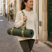 Clover Mat Carry Strap being carried