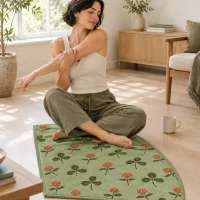 Clover Quarter-Round Mat in use at home