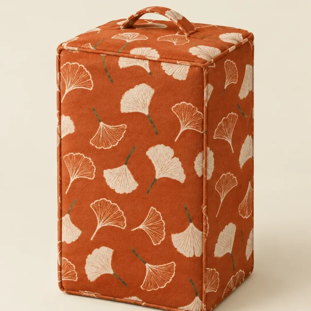 Column Cover · Ginkgo fitted on its block (block not included)