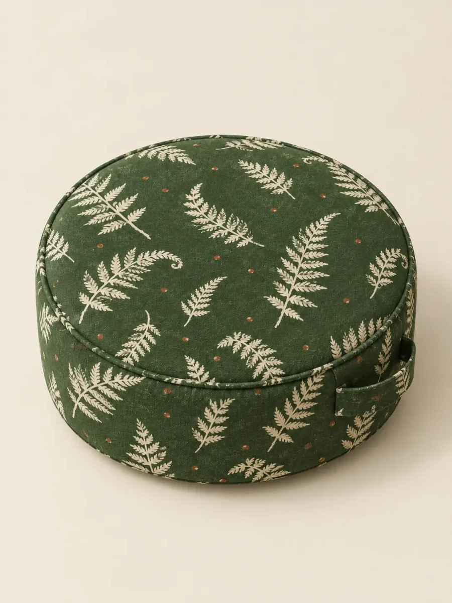 Drum Cover · Fern fitted on its block (block not included)