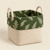 Fern Cube Basket, studio photo