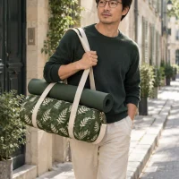 Fern Mat Duffel being carried