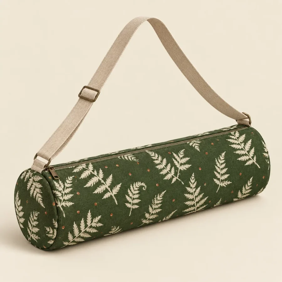 Fern Sling Mat Bag, studio photo
