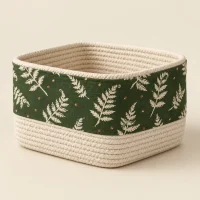 Fern Tile Basket, studio photo