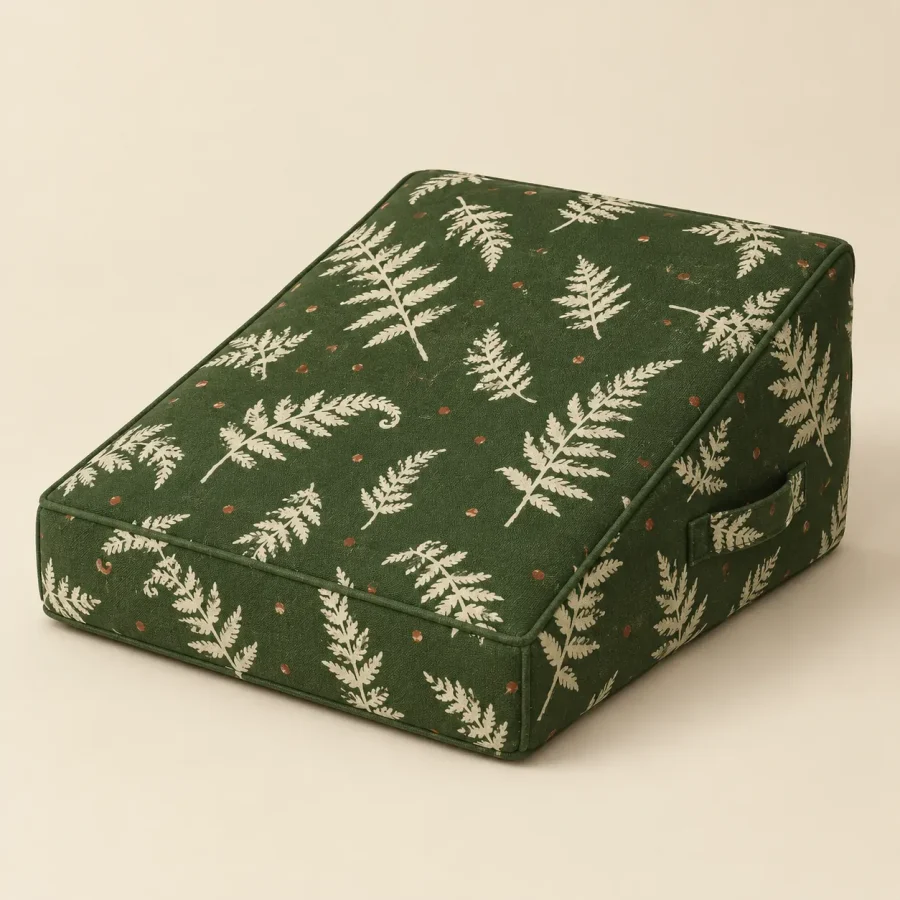 Fern Wedge Block, studio photo