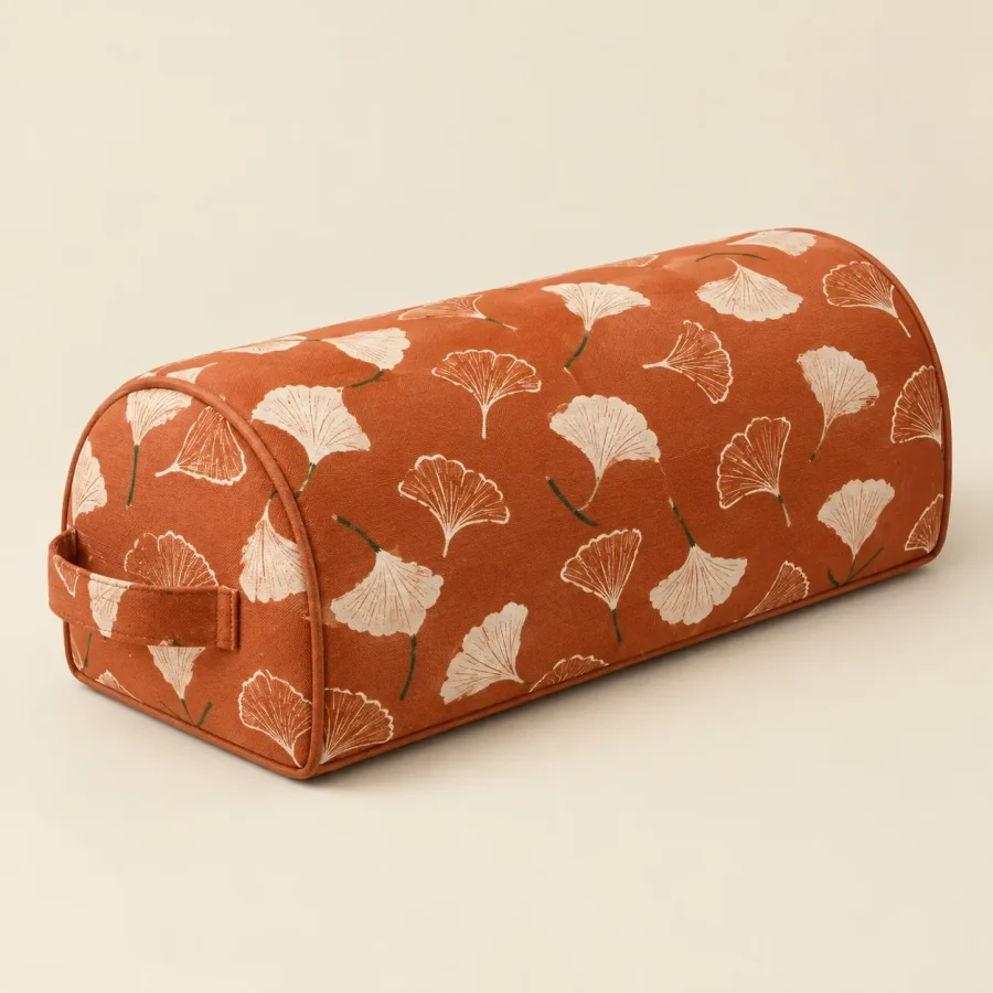 Ginkgo Half Bolster Block, studio photo