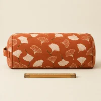 Ginkgo Half Bolster Block, side view with a ruler for scale