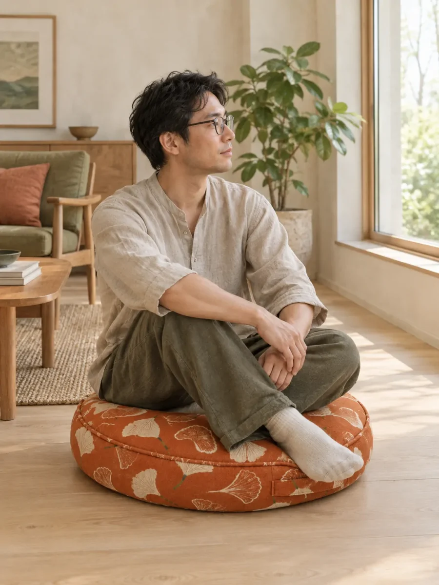 Ginkgo Pebble Block in use at home