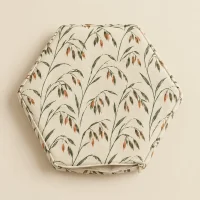 Hex Cover · Oat, laid flat and unzipped