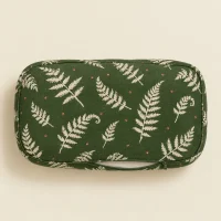 Lozenge Cover · Fern, laid flat and unzipped