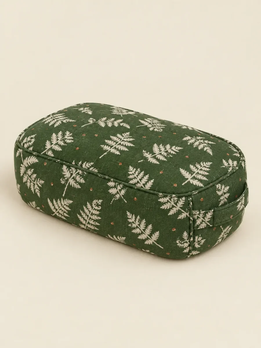 Lozenge Cover · Fern fitted on its block (block not included)