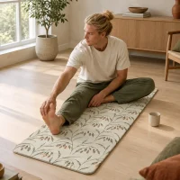 Oat Long Floor Mat in use at home